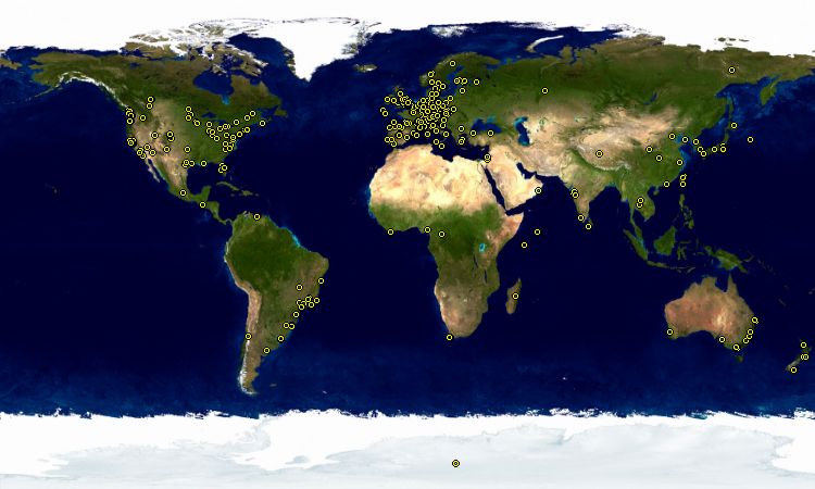 Mappa del mondo